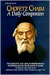 Book cover image of Chofetz Chaim: A Daily Companion by Manchester Rosh MESORAH