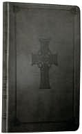 Crossway Books: ESV Classic Thinline Bible: English Standard Version, charcoal TruTone, celtic cross design