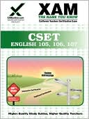 Book cover image of CSET English 105, 106, 107 by Sharon Wynne