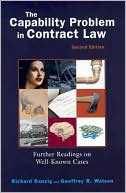 Richard Danzig: Capability Problem in Contract Law: Further