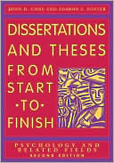 John D. Cone: Dissertations and Theses from Start to Finish: Psychology and Related Fields