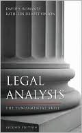 David S. Romantz: Legal Analysis: The Fundamental Skill