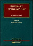 Book cover image of Studies in Contract Law by Ayres