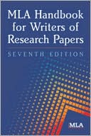 Modern Language Association of America: MLA Handbook for Writers of Research Papers