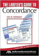 Book cover image of The Lawyers' Guide to Concordance by Liz Weiman
