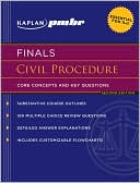 Book cover image of Kaplan PMBR FINALS: Civil Procedure: Core Concepts and Key Questions by Kaplan Kaplan PMBR