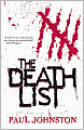 Book cover image of The Death List by Paul Johnston