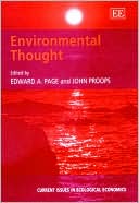 Book cover image of Environmental Thought by E. A. Page