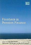 Book cover image of Frontiers in Pension Finance by Dirk Broeders