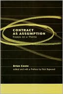 Book cover image of Contract as Assumption: Essays on a Theme by Brian Coote