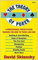 Book cover image of The Theory of Poker by David Sklansky