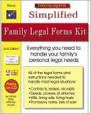 Book cover image of Simplified Family Legal Forms Kit by Daniel Sitarz