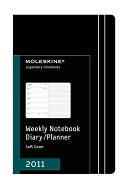 Moleskine: 2011 Moleskine 12 months - Weekly Notebook - 3 x 5 Black soft cover - Pocket