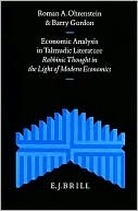 Barry Gordon: Economic Analysis in Talmudic Literature: Rabbinic Thought in the Light of Modern Economics