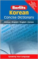 Book cover image of Berlitz Korean Concise Dictionary by Berlitz Guides