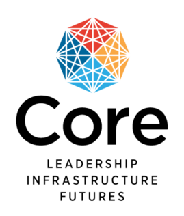 CORE logo: Leadership - Infrastructure - Futures