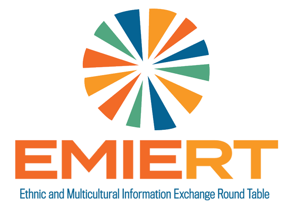 EMIERT logo EMIERT: Ethnic and Multicultural Information Exchange Round Table logo
